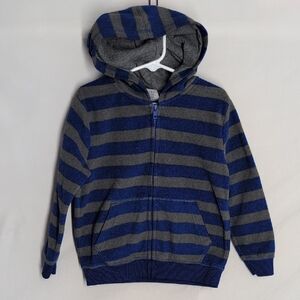 Garanimals Blue and Gray Striped Hoodie